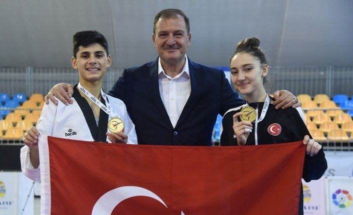 Avrupa Taekwondo Şampiyonası’nda 2 altın madalya