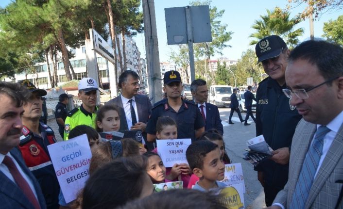 Bafra’da "Yaya Güvenliğinin Nöbetçisiyiz" uygulaması