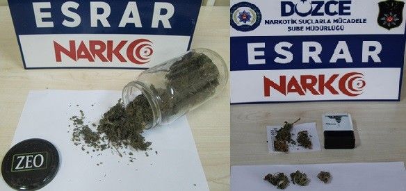 Düzce polisinden uyuşturucu operasyonu