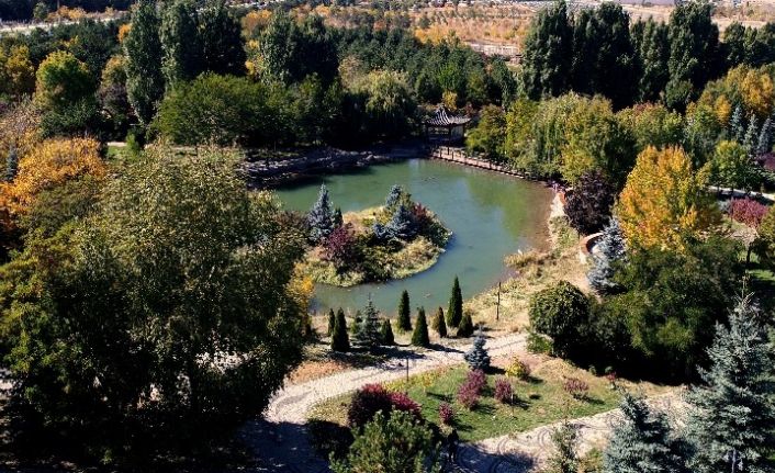 Erzurum’da sonbaharın eşsiz manzarası büyülüyor