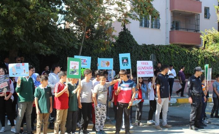 Iğdır’da "Yaya Geçidi Nöbeti" uygulaması