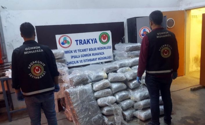 İpsala’da 335 kilogram uyuşturucu yakalandı