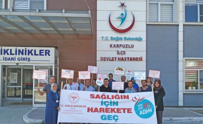 Karpuzlu’da ‘Çocukluk çağı obezitesi’ farkındalık yürüyüşü yapıldı