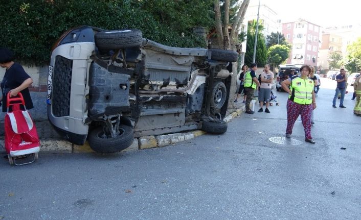 Kartal’da iki cip birbirine girdi: 1 yaralı