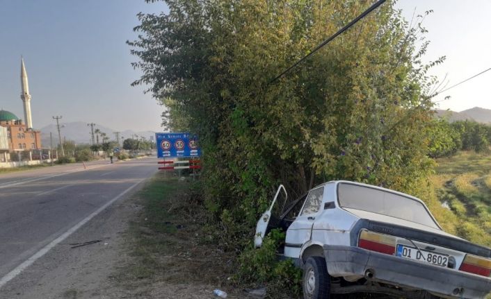 Kozan’da trafik kazası: 1 yaralı