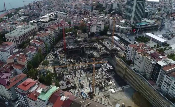 (Özel) AKM’deki son durum havadan görüntülendi