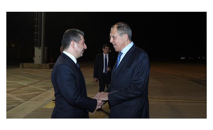 Rusya Dışişleri Bakanı Lavrov Erbil'de