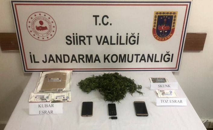 Siirt’te uyuşturucu ticareti yapan 3 şahıs gözaltına alındı