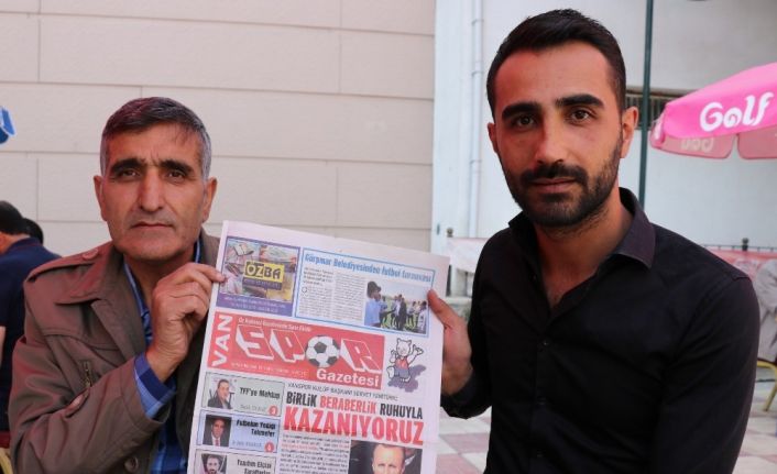 Van’ın ilk spor gazetesi yayın hayatına başladı