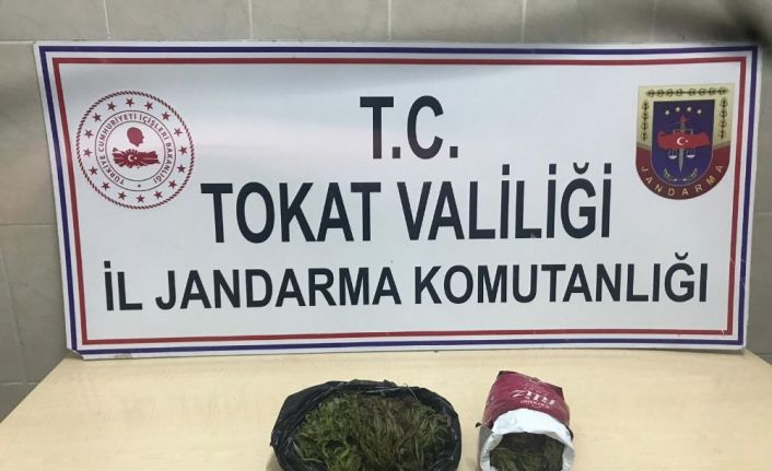 Yayanın üzerinden yarım kilo esrar çıktı