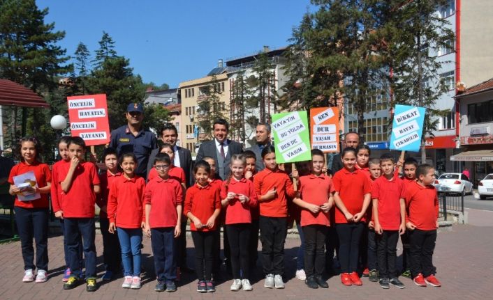 Yenice’de  “Yaya Geçidi Nöbeti” uygulaması