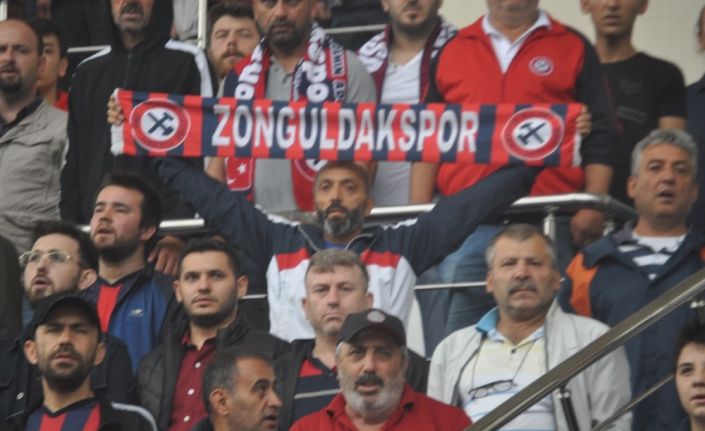 Zonguldak Kömürspor’a  3 bin taraftar destek verdi.