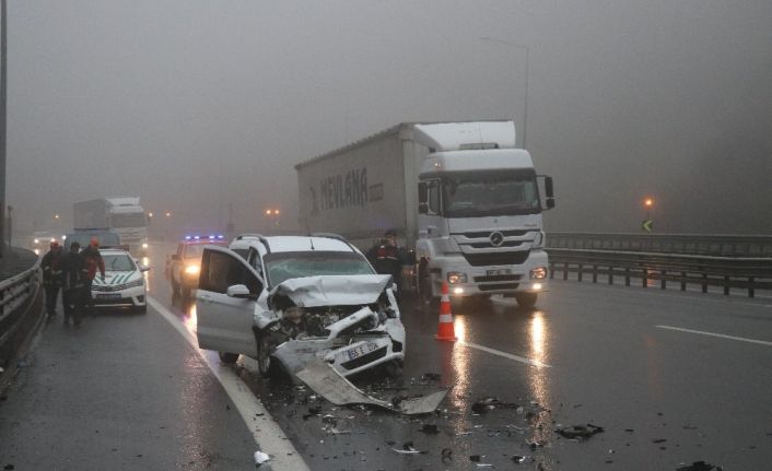 Bolu’da TEM Otoyolu’nda kaza: 6 yaralı