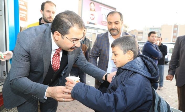 Haliliye’de vatandaşlara çorba ikram edildi