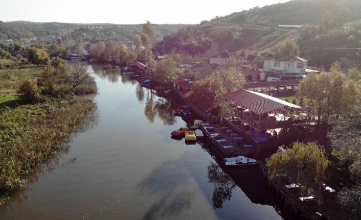 İstanbul’da hayran bırakan sonbahar manzarası havadan görüntülendi