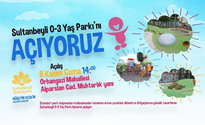 Sultanbeyli’de miniklere özel park