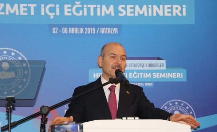 Bakan Soylu: "Sınır güvenlik sistemleri yaptık"