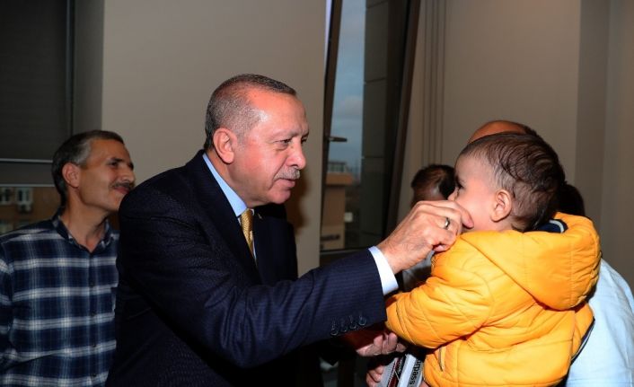 Cumhurbaşkanı Erdoğan, hasta ziyaretlerinde bulundu