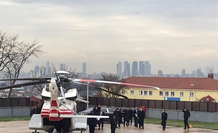 Cumhurbaşkanı Erdoğan helikopterle Gebze’ye hareket etti