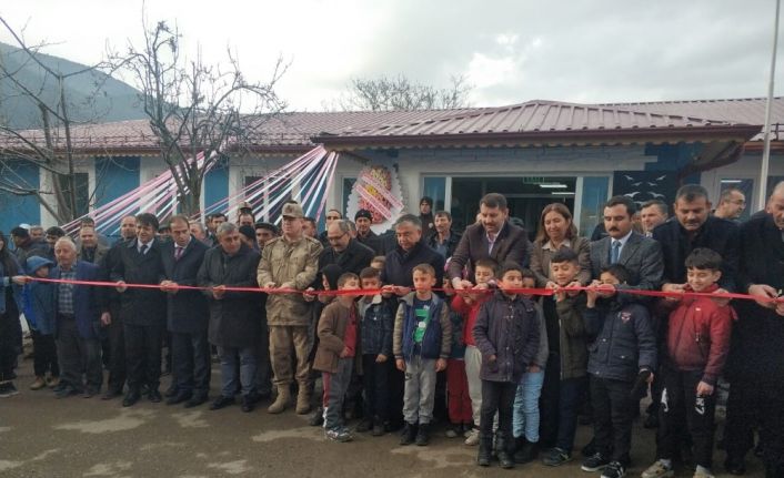 DAP’ın desteğiyle yapılan, Akıncılar Halk Kütüphanesi hizmete açıldı