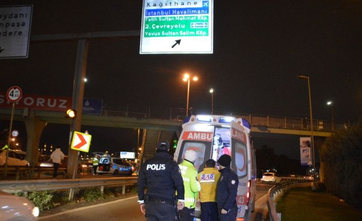 E-5’te dehşet saçtı, polis çağrılınca oğlunu bırakıp kaçtı