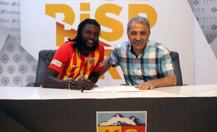 Kayserispor Adebayor ile yolları ayırdı