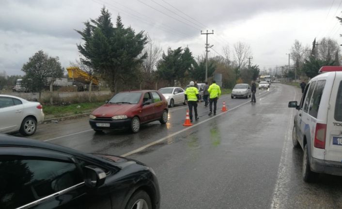 Polis silahları çekip yakaladı