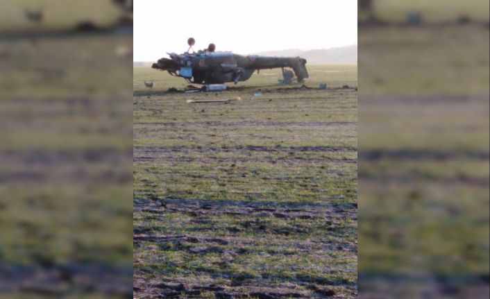 Rus askeri helikopteri takla atarak düştü: 2 ölü