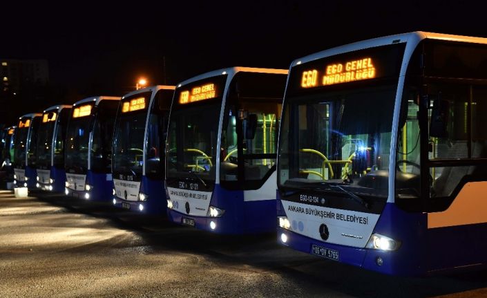 Ankara’da toplu taşıma araçları düzenli temizleniyor