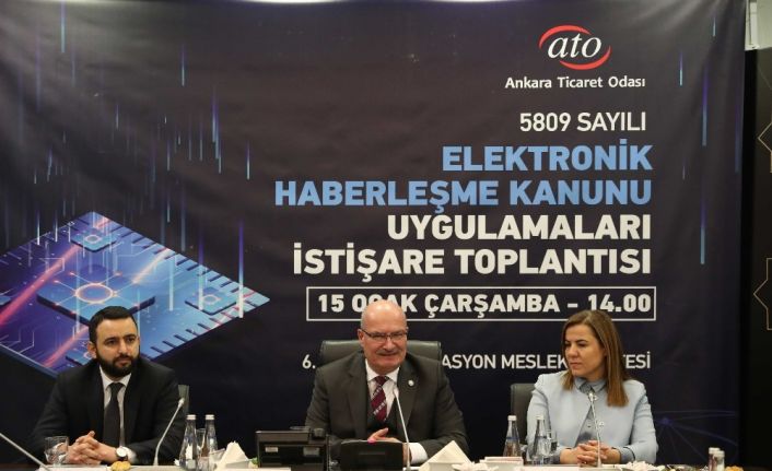 ATO telekomünikasyon sektörünün sorununa çözüm arayışını sürdürüyor