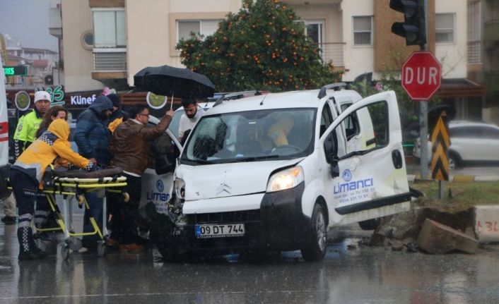 Aydın’da trafik kazası; 4 yaralı