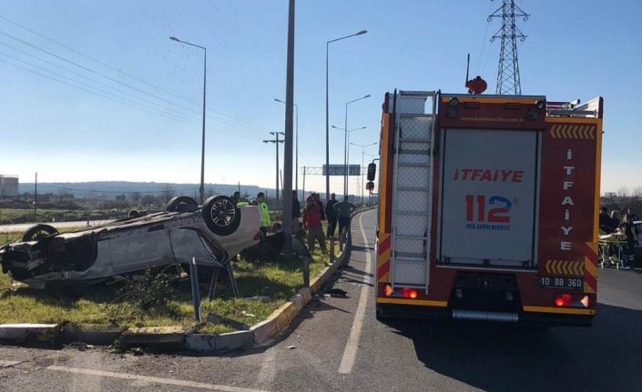 Balıkesir’de trafik kazası: 4 yaralı