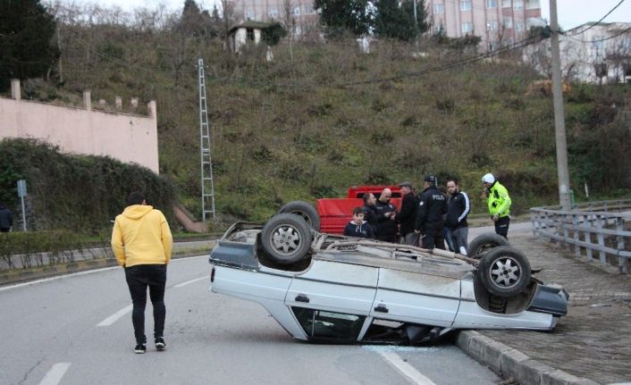 Bu araçtan burnu bile kanamadan çıktı