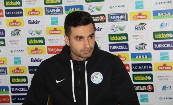 Çaykur Rizespor kalecisi Gökhan Akkan: "Hedefim Avrupa"