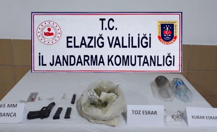 Elazığ’da uyuşturucu operasyonu:1 şüpheli yakalandı