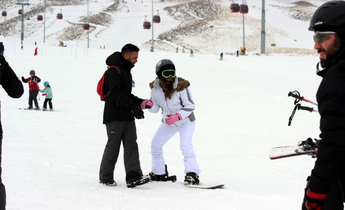 Erciyes’te sömestir tatili dolu dolu geçiyor