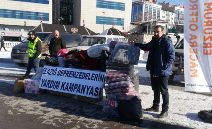 Erzurumlu besici depremzedeler için koyun bağışında bulundu