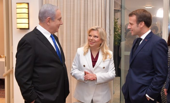 Fransa Cumhurbaşkanı Macron, İsrail Başbakanı Netanyahu ile görüştü