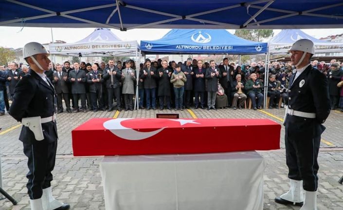 Hastalık sonucu ölen bekçi son yolculuğuna uğurlandı