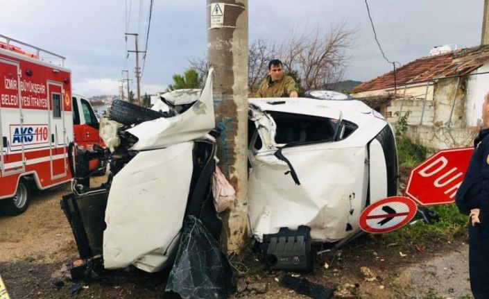 İzmir’de feci kaza: 1 ölü