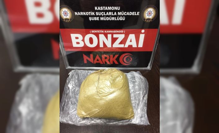 Kastamonu’da 195 gram bonzai maddesi ele geçirildi