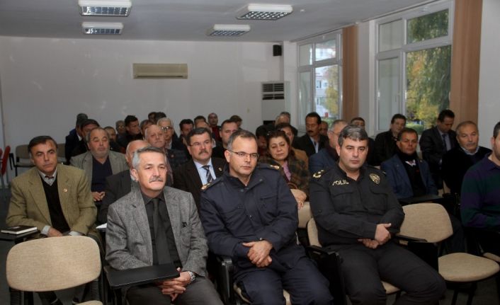 Kaymakam Şahiner Muhtarlar ile Toplantı Yaptı