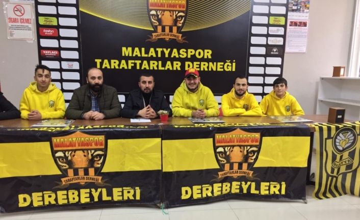 Malatyaspor Taraftarlar Derneği’nden ‘takımımızın yanındayız’ mesajı