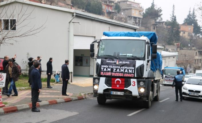 Onikişbat Belediyesinden depremzedelere yardım