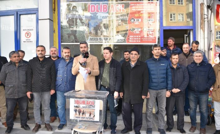 Siverek’ten İdlip’e yardım kampanyası