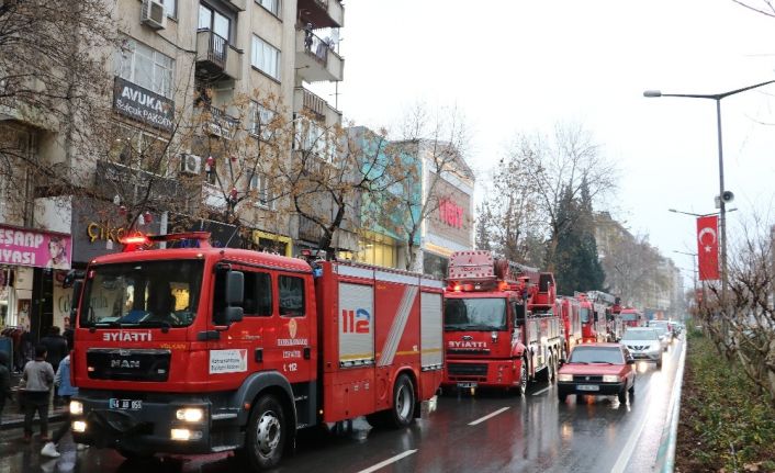 Sobadan çıkan duman itfaiyeyi alarma geçirdi