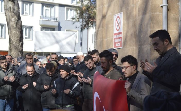 Tavşanlı’da ABD’nin sözde Orta Doğu barış planı protesto edildi