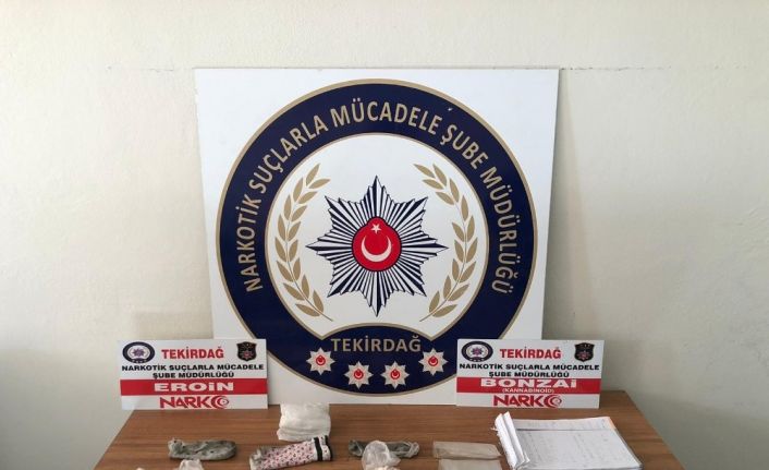 Tekirdağ’da uyuşturucu operasyonları