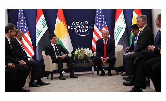 Trump, Irak Cumhurbaşkanı Salih ve Barzani ile görüştü