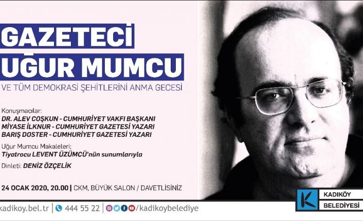 Uğur Mumcu Kadıköy’de anılacak